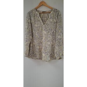 Women's Adrianna Papell Floral Bell Sleeve Blouse XL